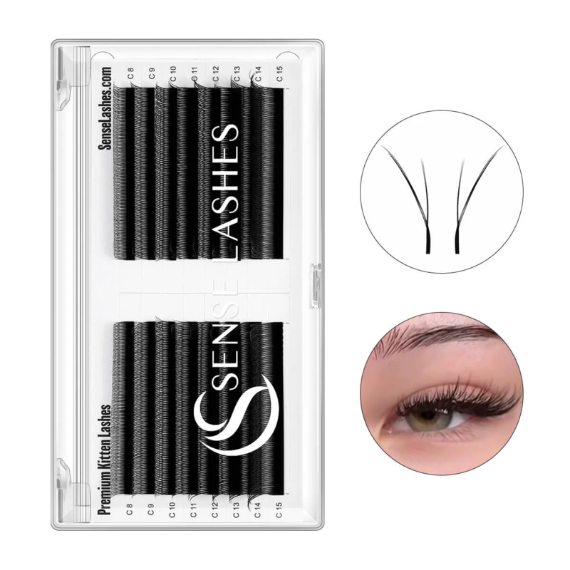 Eyelash Extension Yy - SENSE LASHES Fox YY Форма ресниц