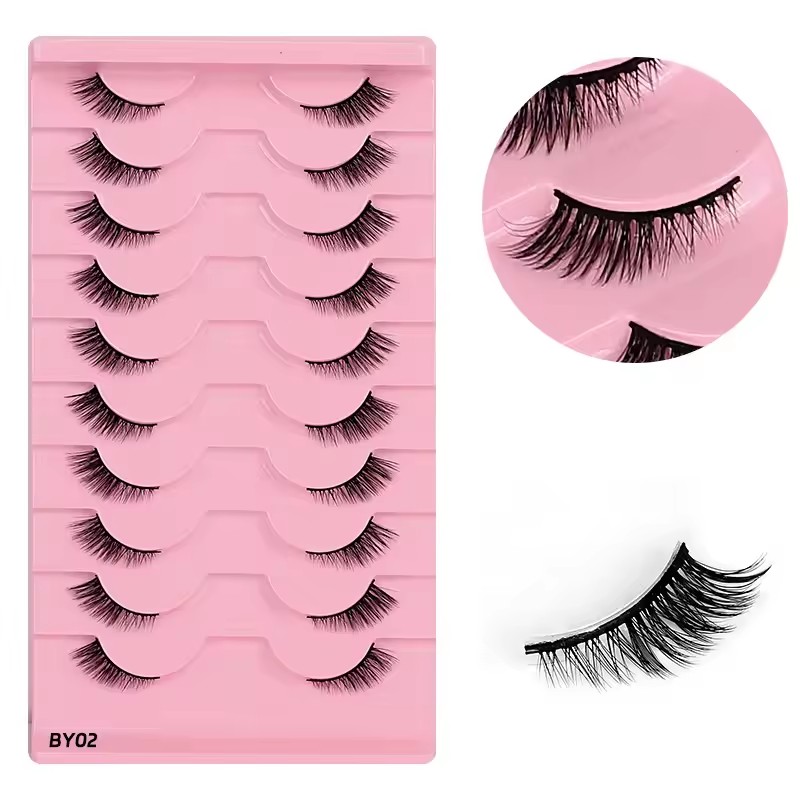 Eyelash Extension Fox Eye - Goodobe Half Eye 10 пар натуральных