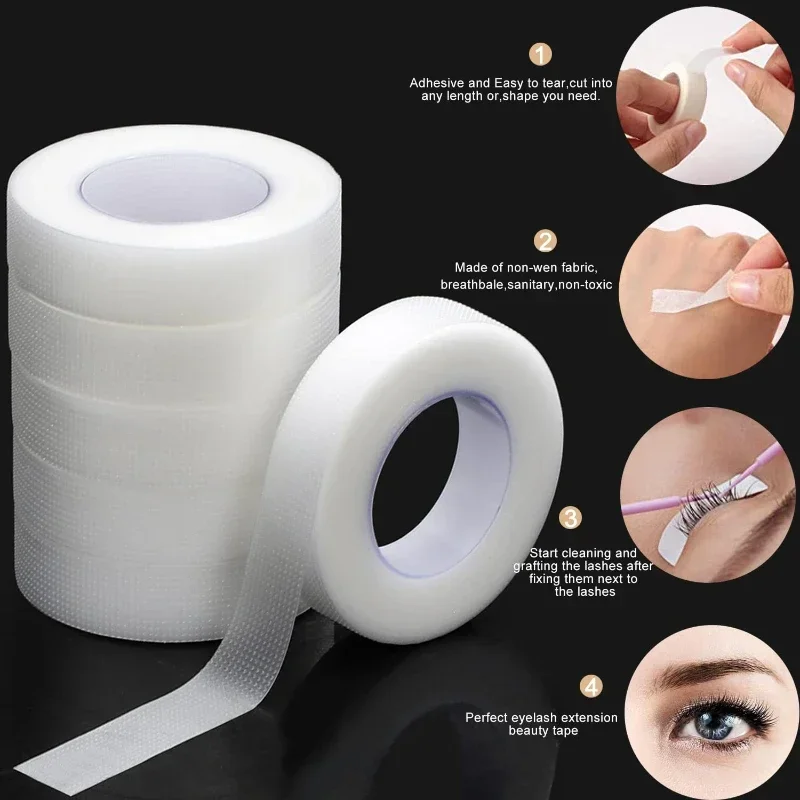 Tape Breathable Lash - Прозрачная микропористая дышащая тканевая лента для