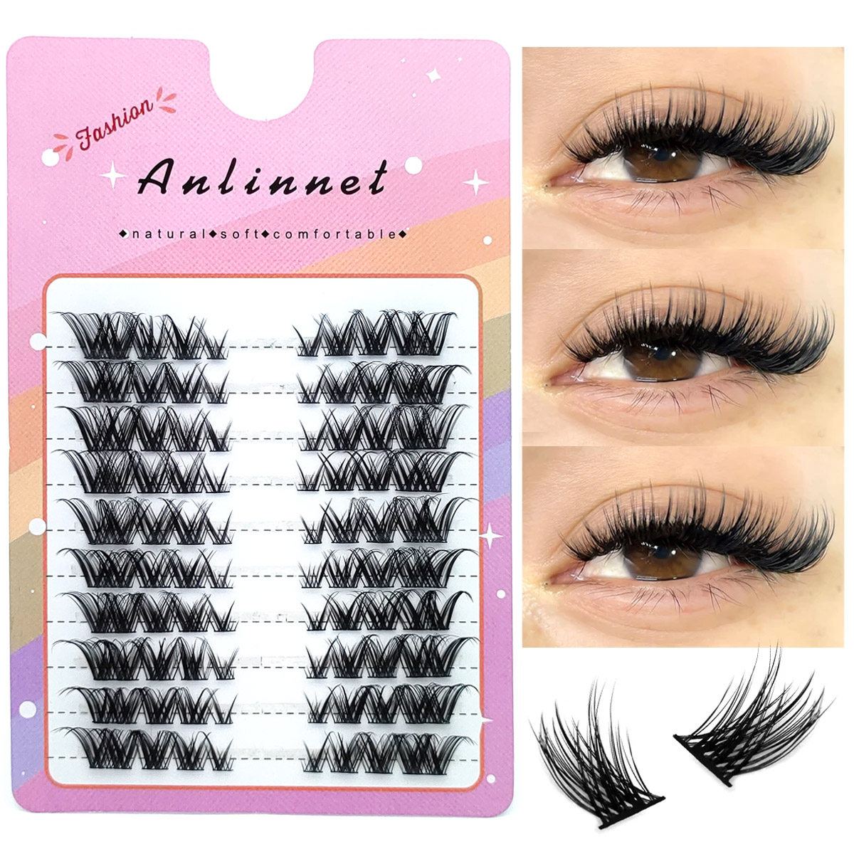 лисы накладные ресницы 1 короб – обзор и цена Eyelash Extension Fox Eye