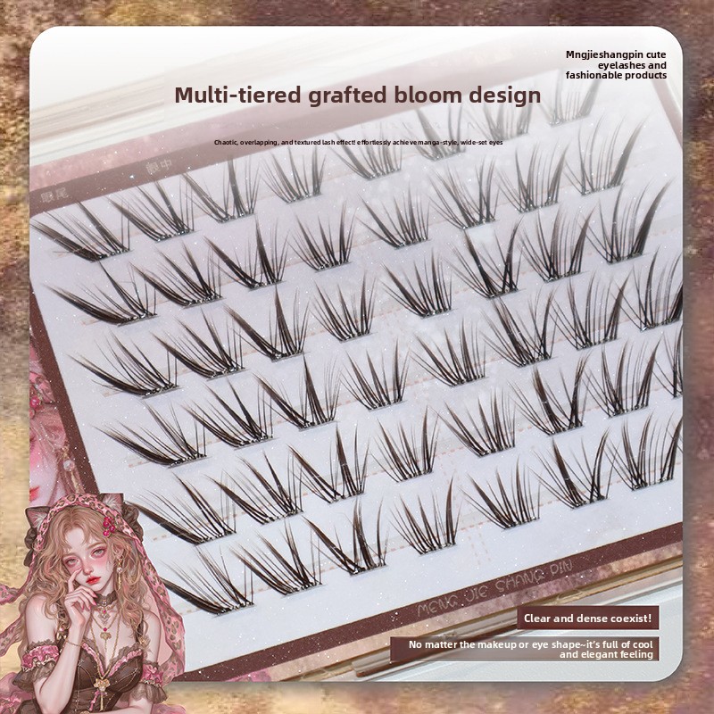 Накладные ресницы без клея, че – обзор и цена Eyelash Extension Fox Eye