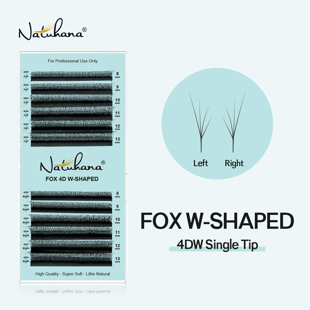 NATUHANA Fox 4D W-образные нар – обзор и цена Eyelash Extension Fox Eye