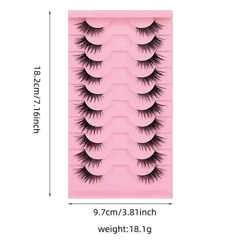 Goodobe Half Eye 10 пар натура – обзор и цена Eyelash Extension Fox Eye