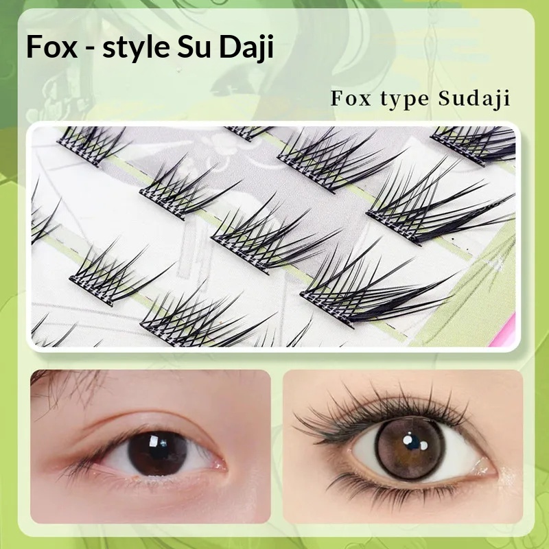 Объемные самоклеящиеся накладн – обзор и цена Eyelash Extension Fox Eye