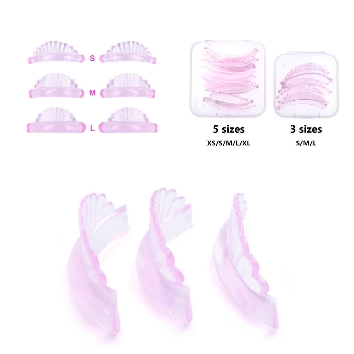 3 пары или 5 пар силиконовых п – обзор и цена Eyelash Extension Or Extensions