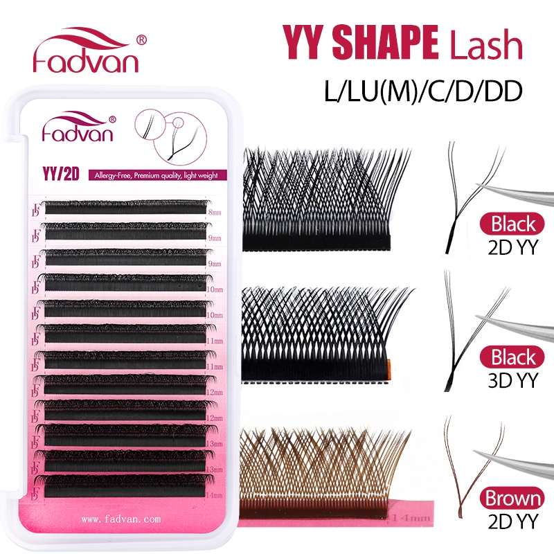 FADVAN YY/SYY Форма L/LU(M)/C/ – обзор и цена Eyelash Extension Yy