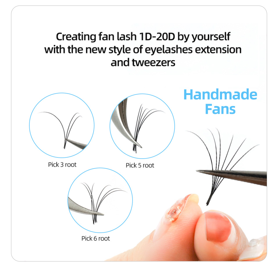 AGUUD 16-рядные длинные 16-20  – обзор и цена Eyelash Extension Review