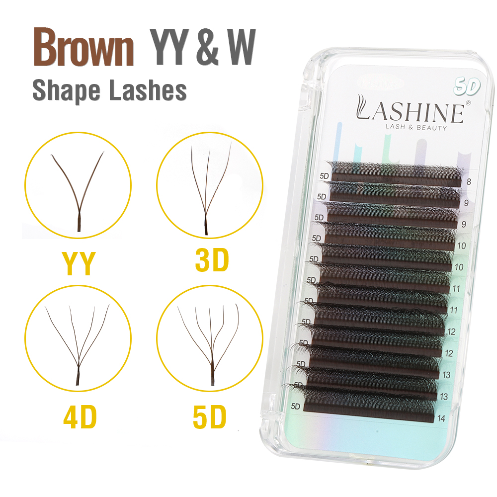 Накладные ресницы LASHINE Brow – обзор и цена Eyelash Extension Yy