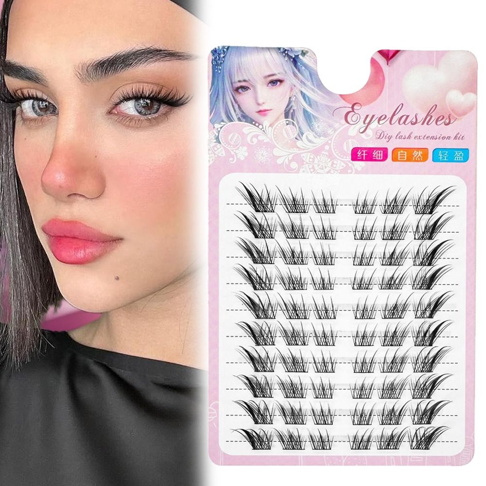 3D кошачий глаз кластеры ресни – обзор и цена Eyelash Extension Fox Eye
