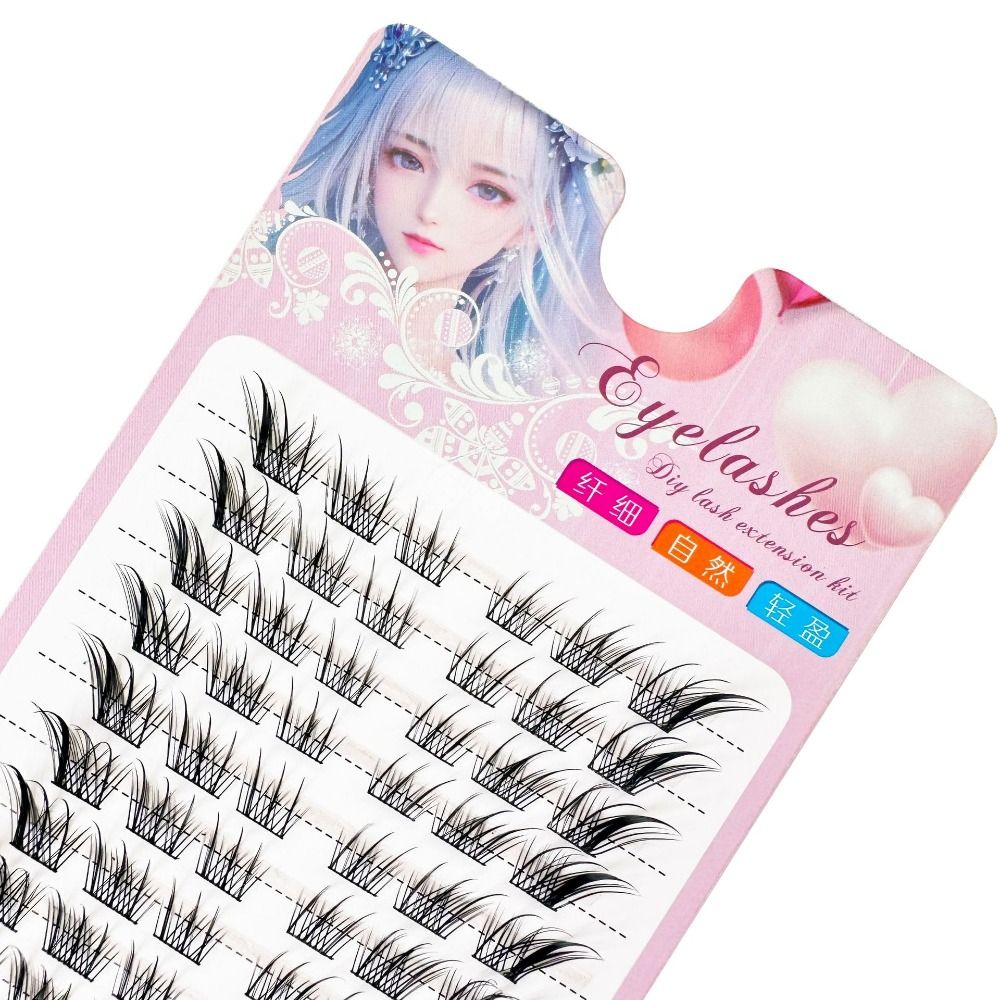 3D кошачий глаз кластеры ресни – обзор и цена Eyelash Extension Fox Eye