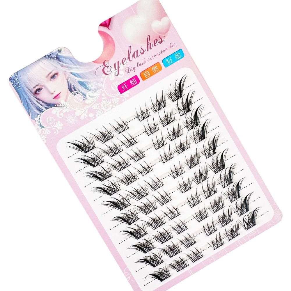 3D кошачий глаз кластеры ресни – обзор и цена Eyelash Extension Fox Eye