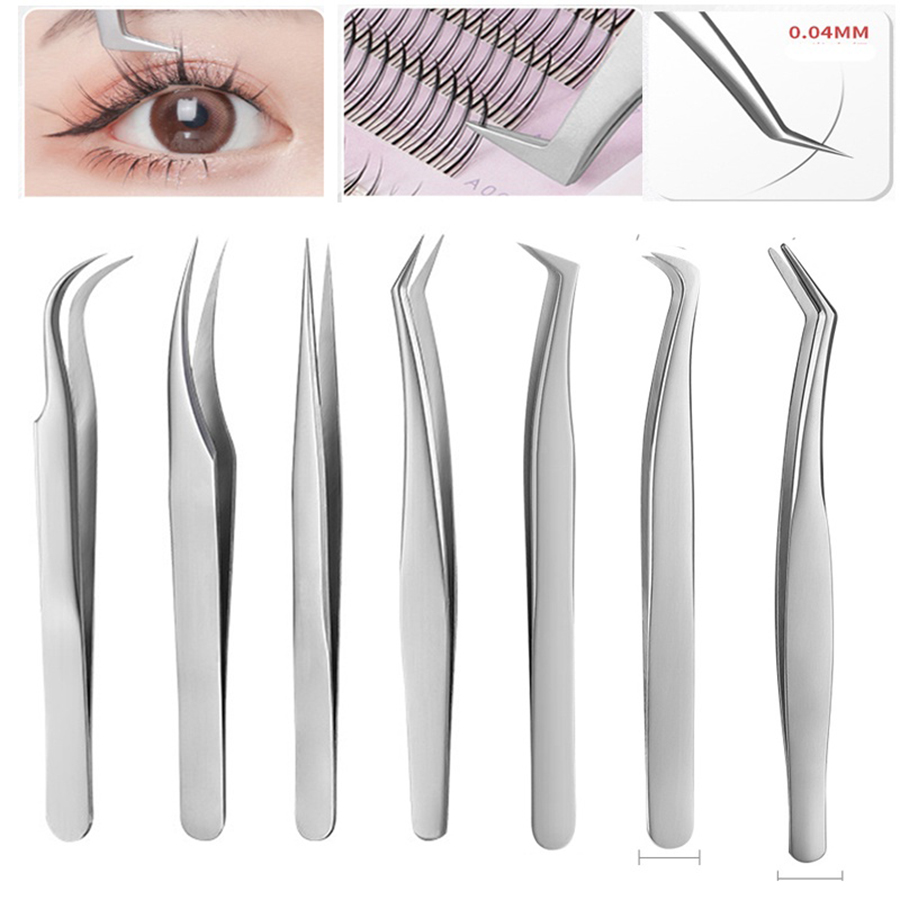 7 шт. высокоточные пинцеты для – обзор и цена Eyelash Extension Or Extensions