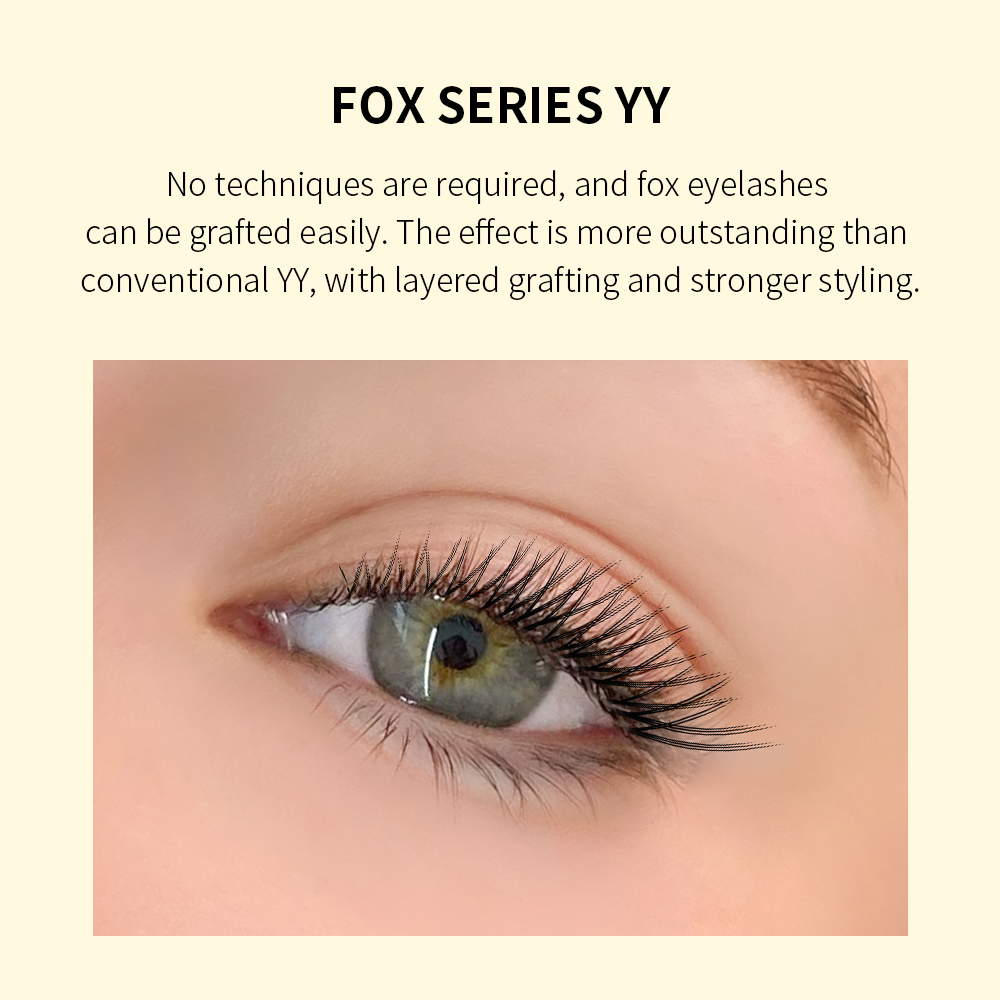 GLAMLASH Flying YY 3DW 4DW 5DW – обзор и цена Eyelash Extension Fox Eye